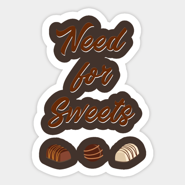 Chocolate - Need for Sweets Sticker by vladocar